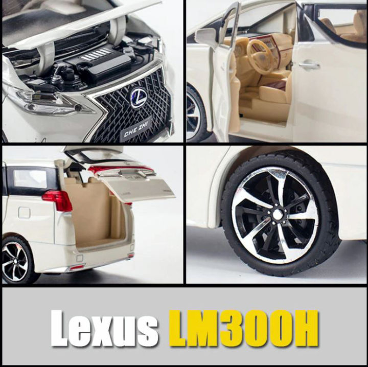 1:24%20Luxury%20Lexus%20LM300h%20MPV%20Diecast%20Alloy%20Car%20Model%20M929M%20Simulation%20Vehicle%206%20open%20Metal%20Toy%20Model%20Pull%20back%20Sound%20Light%20Racing%20Car%20-%20Image%207