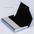 Business Name Card Holder PU Leather & Stainless Steel Multi Card Case Holder Wallet card ID Case For Men & Women.