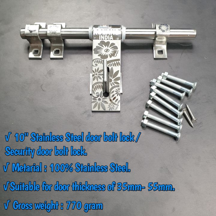 Stainless%20steel%20has%20bolt%2010"%20Inch%20for%20top%20security%20-%20Image%203