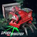 【100%-New】 Charles Train Electric Thomas Horror Hell Spider Monster Model with Music and Light Birthday Gift. 