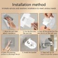 Wall Mount Bracket Adhesive Small Wall Shelf for Security Cameras Speakers Baby Monitor with Threaded Hole.