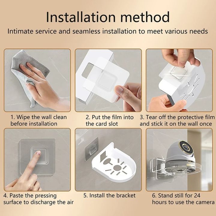 Wall%20Mount%20Bracket%20Adhesive%20Small%20Wall%20Shelf%20for%20Security%20Cameras%20Speakers%20Baby%20Monitor%20with%20Threaded%20Hole%20-%20Image%204