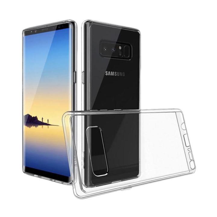 Samsung Galaxy Note 8 Soft Clear Transparent Mobile Back Cover (Back Case Cover For Smartphone)
