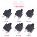 Thermal Switch Circuit Breaker Overload Protector 5A 6A 8A 10A 15A 20A Overload Switch Protector Fuse. 