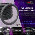 PVC LEATHER STEERING WHEEL COVER FOR CAR. 