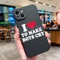 I Love Hot Dads Moms Papa Mama Phone Case for Iphone 14 Pro MAX 13 12 11 XS XR 7 8 Plus X Plus To Make Boys Cry Soft Back Cover. 