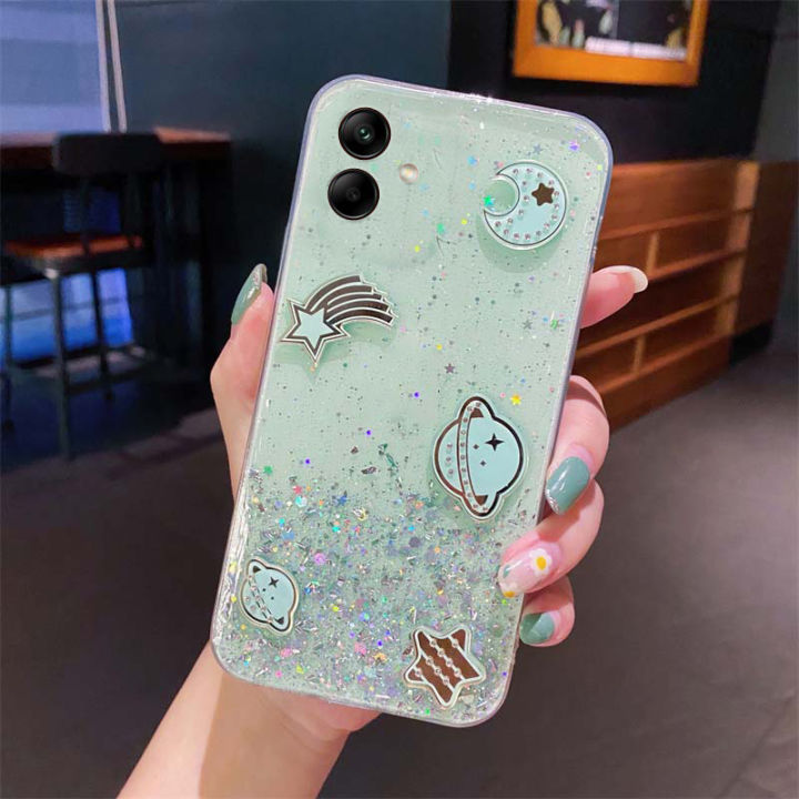 New%20Phone%20Case%20For%20Samsung%20Galaxy%20A05%20Cover%20Shiny%20Ring%20Covers%20Glitter%20Soft%20Transparent%20Space%20Planet%20Stars%20Moon%20Girls%20For%20Galaxy%20A05%20Case%20-%20Image%209