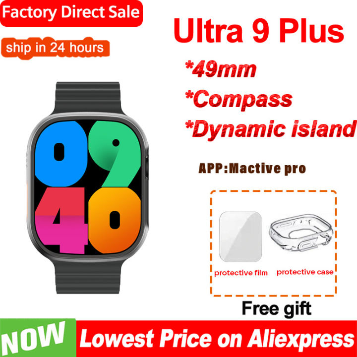 U9 Plus SmartWatch U ltra 9 plus NFC Compass For Men Series 9 Max NFC Waterproof Smart Watch