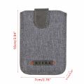 Adhesive Stick 5 Pull Credit Card Holder Universal RFID Blocking Cell Phone Wallet Case Men Bank Business Name Card Storage. 