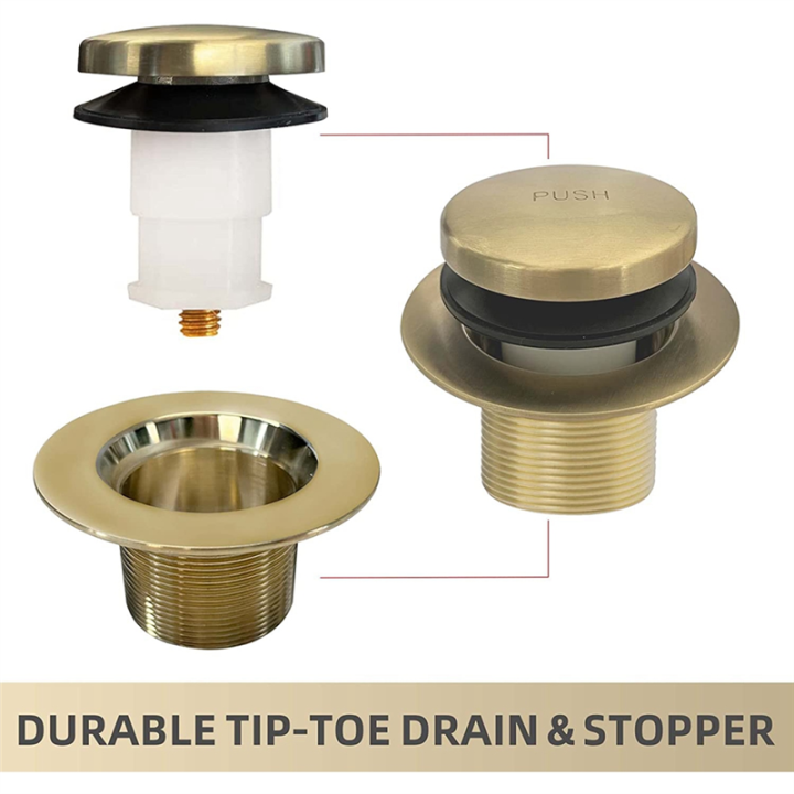 1Set%20Bathtub%20Drain%20Gold%20Tip%20Toe%20Bath%20Tub%20Drain%20Kit%20with%20Two-Hole%20Overflow%20Faceplate%20Bath%20Tub%20Drain%20Set%20Brushed%20Gold%20-%20Image%207