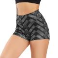 Womens High Waist Workout Shorts Vital Leopard Print Fitness Yoga Shorts Scrunch Butt Running Shorts Sport Gym Short Leggings.