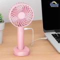 New Stylish Mini Rechargeable USB Charging Portable Handheld Fan (3 Gear Speed). 