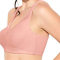 Comfortable Full Support Cotton Bra with Side Support - Non-Padded, Non-Wired, Seamless, Full Coverage - Pleskin.