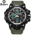 BIDEN Brand Original Waterproof 50M LED Digital Sport Watch Men Fashion Quartz Casual Watch For Men Swimming Watches. 
