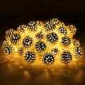 Ball Shape Metal Moricha Bati Led Fairy Lights String - Room Decoration Light - Fairy Lights. 