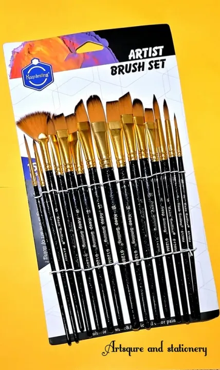 Keepsmiling%20Artist%20Brush%2015Pcs%20Model:6128M%20-%20Image%202