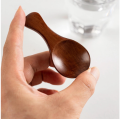 1/5Pcs Children Milk Powder Cute Coffee Spoon Solid Wood Dessert Small Teaspoon Lotus Wood Companion GiftsTableware Baby Wooden Simple Spoon. 