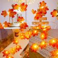 Maple Leaf Fairy Lights /Autumn Leaves Fairy Sparkling String Lights 20Led.