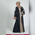 Two-Part Abaya Borka new collection 2021. Fashionable borka for women.