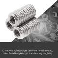 20 Pcs Thread Reducing Nuts Screw Sleeve Bolt Conversion Nuts M8 Male To M6 Female Thread. 