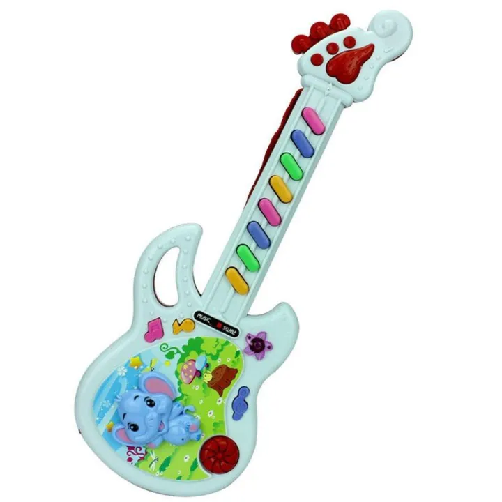 Guitar%20Toy%20Musical%20Play%20Kid%20Boy%20Girl%20Toddler%20Learning%20Electron%20Toy%20Plastic%20Toy%20Guitar%20-%20multicolor%20-%20Image%202