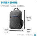 15.6 Inch Laptop Bag, HP Prelude 15.6-inch Backpack, Hp Official Backpack, Classic Bag. 