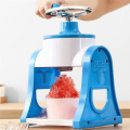 1 Piece Shaved Ice Machine Home Small Manual Ice Crusher Summer Hand-Shake Ice and Hail Ice Ice Breaker Make Ice Maker Blue. 