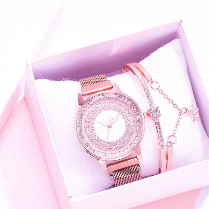 2pcs%20Set%20Luxury%20Women%20Watches%20Magnetic%20Rhinestone%20Female%20Clock%20Quartz%20Wristwatch%20Fashion%20Ladies%20Wrist%20Watch%20Relogio%20Feminino%20-%20Image%208