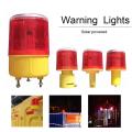 Solar Powered Traffic Warning Light LED Bulb Indicator Lamp for Construction Site Harbor Road Emergency Lighting. 