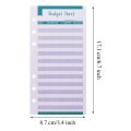 Expense Tracker Budget Sheets with Hole 24Pcs Loose Leaf Cash Money Envelop for A6 Binder Wallet Pockets Planner. 