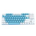 The new Acer OKW132 true mechanical keyboard wired blue switch 87 keys office typing game e-sports mixed light keyboard. 