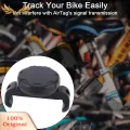 rle Bike Trking Device Mount Secure Bike with -tft Holder for Airtag Lightweight Easy to Install Universal Fit Rustproof High Strength Bike Mount Brket for Trker. 