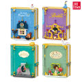 Building block book toy building block DIY children's three-dimensional fairy tale story book KankongAgu. 