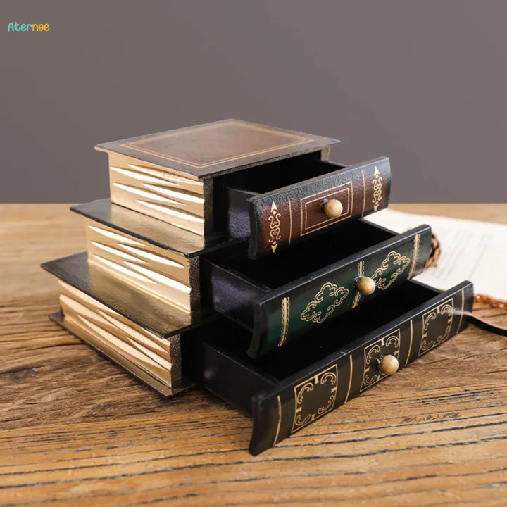 Book%20Shaped%20Storage%20Box%20with%20Drawers%20Trinket%20Case%20for%20Photo%20Bracelets%20Cards%20-%20Image%202