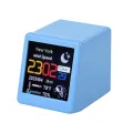 Decoration. DIY Cute GIF Animations and Electronic Album function MINI Size Smart Weather Station Clock for Gaming Desktop. 