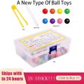 1 Set Test Tube Toy With Beads And Ball A Type Of Ball And Bead Toys For Children'S Early Childhood Education Kids Toys Gift. 