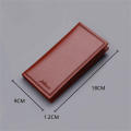 Fashion Long Wallet Multi-layer Card Case Driving License Cover Soft PU Leather Lychee Grain Credit Card ID Holder Ultra-thin Wallet for Men. 