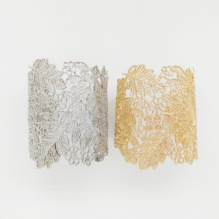 Metal%20Flower%20Leaf%20Plant%20Bracelet%20Bangle%20For%20Women%20Men%20Gift%20Punk%20Open%20Adjustable%20Wide%20Cuff%20Hand%20Bracelet%20Party%20Wedding%20Jewelry%20-%20Image%203