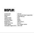 Sony Plus 32 Frameless Smart Android LED TV.