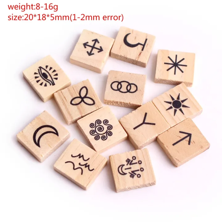 13PCS/Set%20Wood%20Witch%20Runes%20Set%20Craft%20Gypsy%20Symbols%20Sorceress%20Accessories%20Divination%20Tools%20Healing%20Meditation%20Decoration%20-%20Image%204