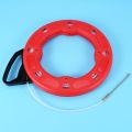 100Ft Fish Tape Reel Wire Pulling Tools 30M Electrical Cable Puller. 