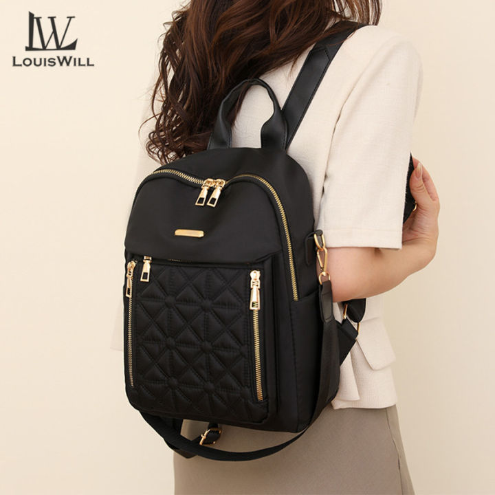 LouisWill%20Backpack%20Women%20Shoulder%20Bag%20Waterproof%20Oxford%20Cloth%20Backpack%20Large%20Capacity%20Backpack%20Lightweight%20Laptop%20Backpack%20Casual%20Zipper%20Packs%20With%20Fur%20Ball%20Decoration%20for%20Girls%20Teens%20Women%20-%20Image%2010