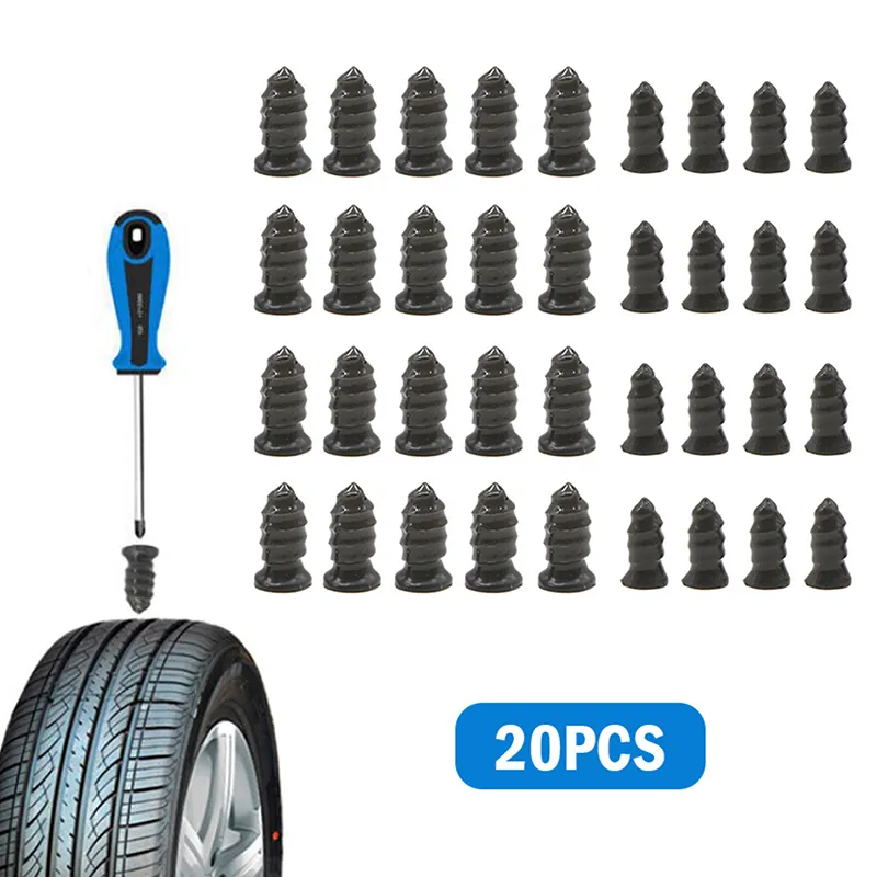 20pcs Vacuum Tyre Repair Nail Car Scooter Bike Universal Tubeless