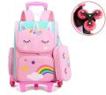 School Wheeled Backpack bag set for girls Trolley Bag with Wheels school Rolling Backpack Bags Kids Rolling Bacpack Trolley Bag.