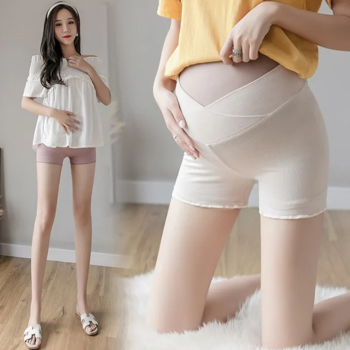 Pregnant%20women's%20pants%20summer%20thin%20cotton%20anti-glare%20bottoming%20shorts%20outer%20wear%20pregnant%20women's%20belly%20pants%20summer%20P04009%20-%20Image%207