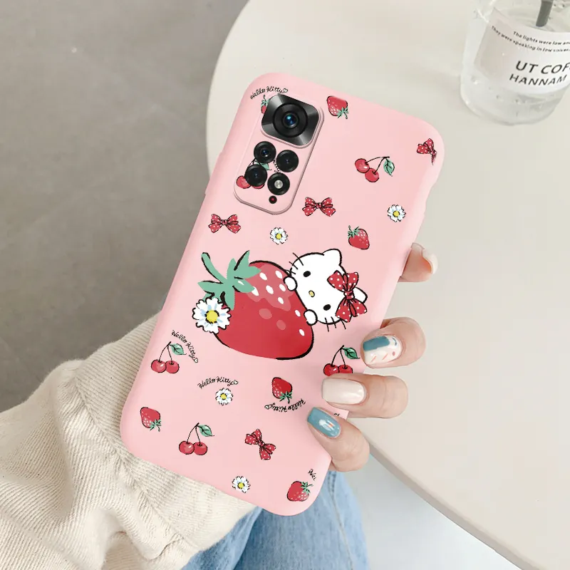 Custodia di silicone compatibile con Xiaomi Redmi Note 11