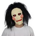 Horror Demon Jigsaw Saw Mask Cosplay Spiral:From the Book of Saw Scary Killers Latex Helmet Halloween Party Costume Props. 