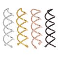 5pcs Styling Accessories Hair Fairy Spiral Hair Clip Bridal Headwear Twist Barrette Screw Bobby Pin Hair Braider Spin Hairpin Ornaments Women. 