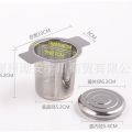 1 Pcs Stainless Steel Tea Filter strainer + Metal Cover  Food Grade Quality Dual Handle Fine Mesh Coffee Filter Sieve Teapot Cup Hanging Loose Leaf Tea Filter Tea Infuser. 