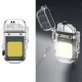 Lighter Transparent Waterproof ARC Electric USB Camping Flash light Rechargeable. 